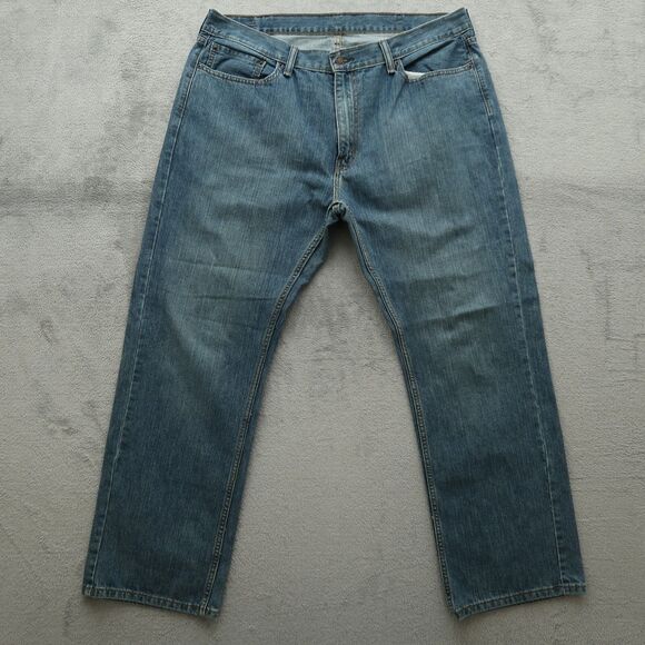 Levi's 559 Jeans Mens Size 38x32 Blue Relaxed Straight 100% Cotton Denim - Picture 1 of 16